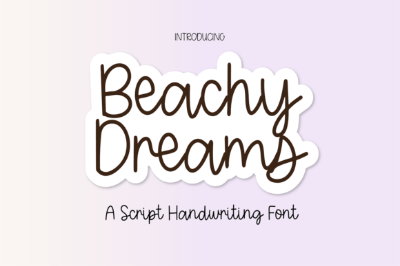 Beachy Dreams: A Charming Script Font for Creative Projects