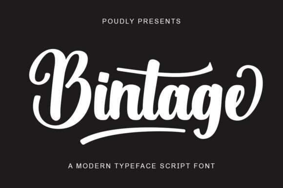 Bintage: A Handwritten Font with Timeless Charm