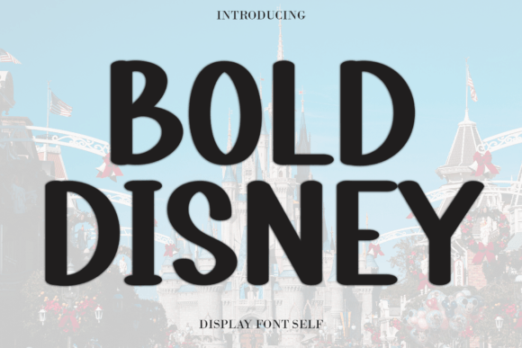 Bold Disney: A Sweet Sans-Serif for Creative Designs