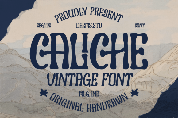 Caliche: A Vintage Hand-Drawn Typeface with Tropical Charm