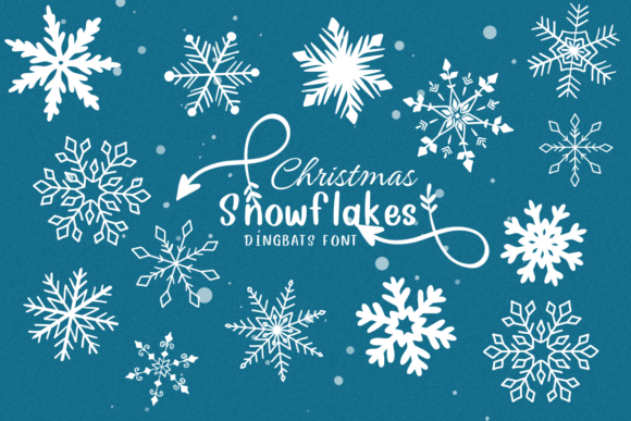 Christmas Snowflakes: A Festive Dingbats Font