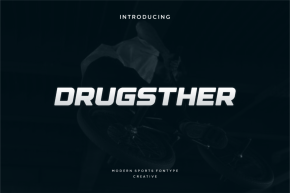 Drugsther: A Simple, Sharp Display Font for Modern Design