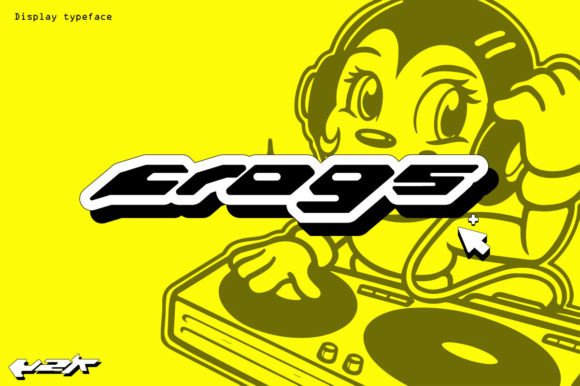 Frogs Y2K Font: A Bold Dive into Futuristic Retro Design