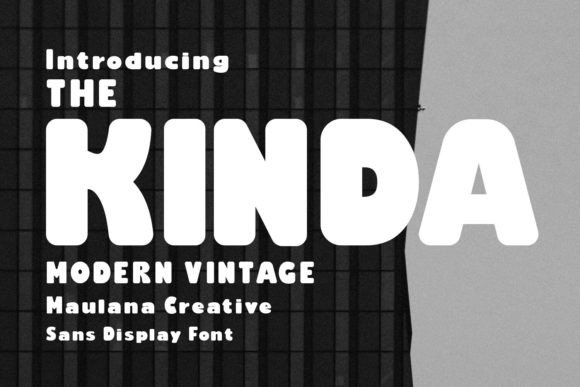 Kinda Font: Bold Display for Modern Design
