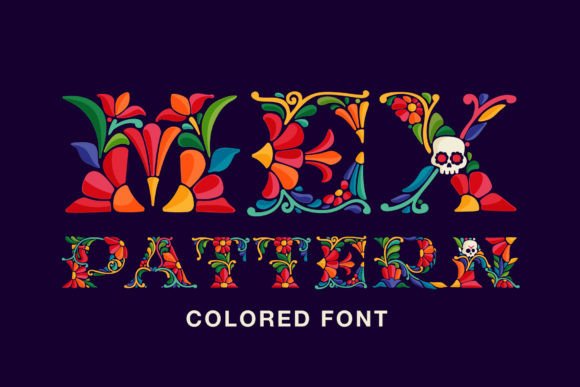 Mexican Pattern: A Vibrant Display Typeface for Bold Designs