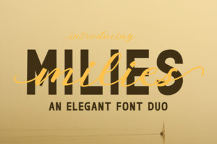 Milies Duo: A Striking Font Pairing for Elegant Designs