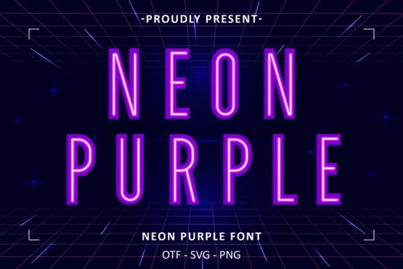 Neon Purple Font: A Bold Choice for Modern Design