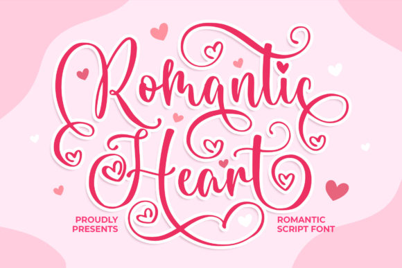 Romantic Heart: A Ravishing Handwritten Typeface for Designers