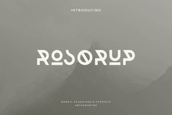 Rosorup: A Viking-Inspired Display Typeface