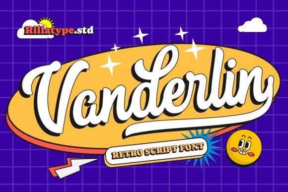 Vanderlin: A Charming Retro Script Font for Timeless Designs